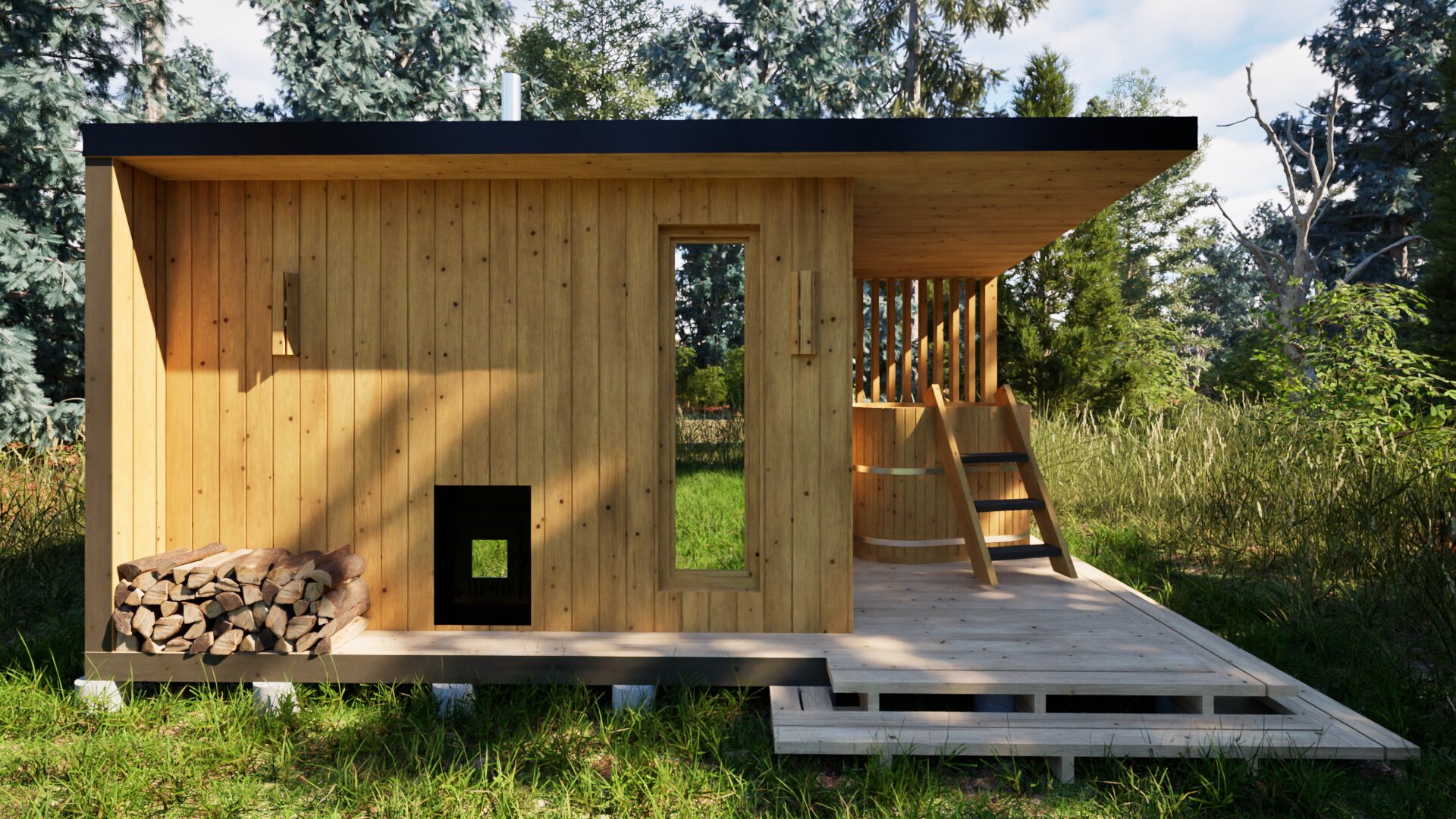 Sauna WELES – widok 1